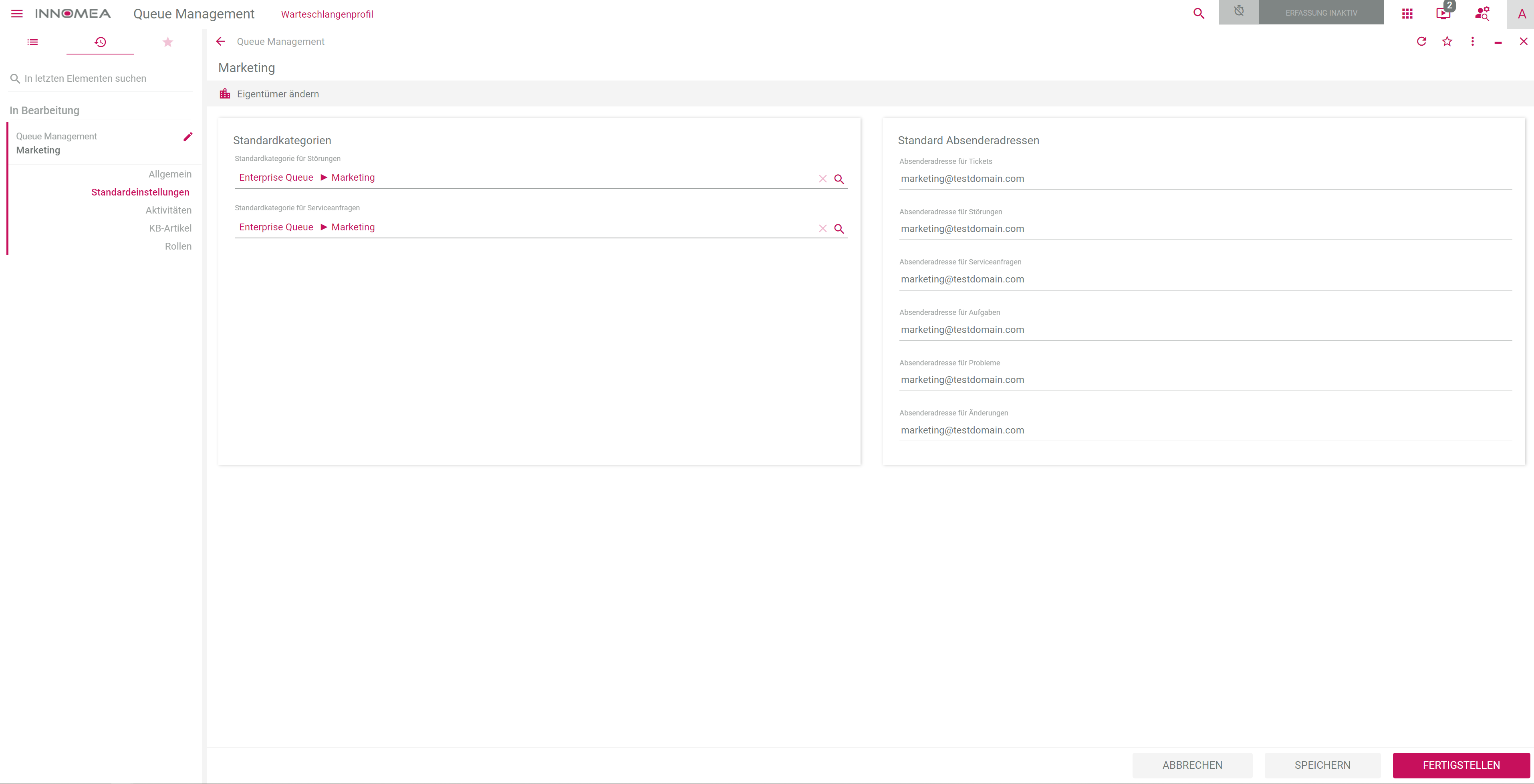 Inedit Queue Manager innomea Enterprise Queue Management Extended | Matrix42 Marketplace