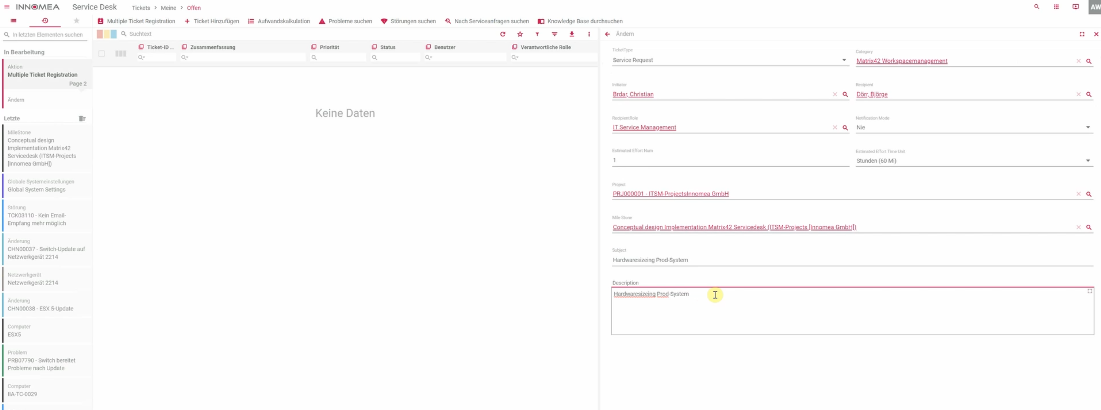 Innomea Project Planner Matrix42 Marketplace innomea-project-planner-matrix42-marketplace